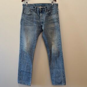 Ralph Lauren Double RL Faded Blue Straight Jeans